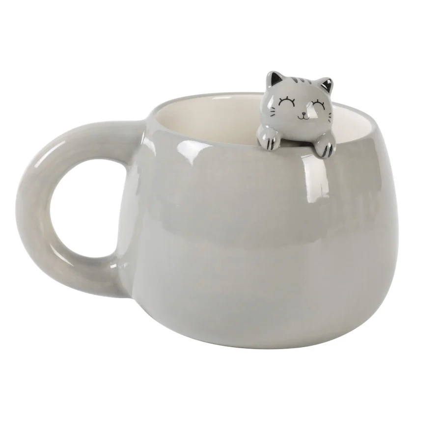 Ceramic Mug with Charm