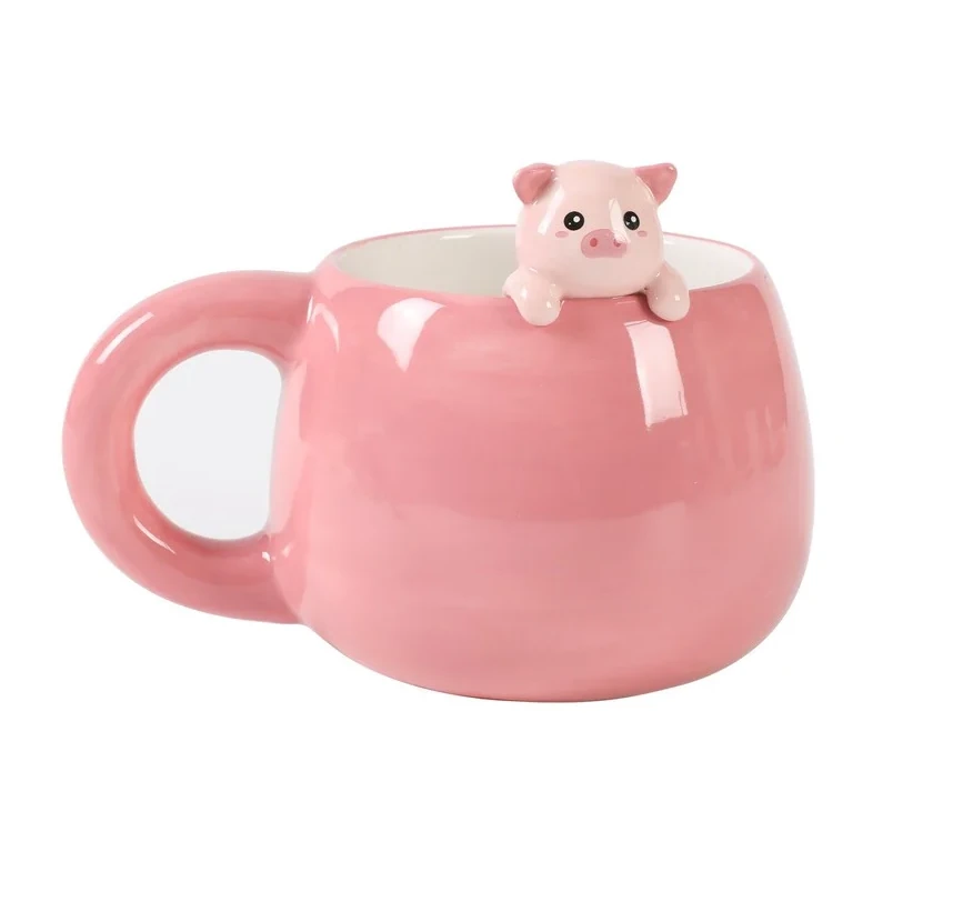 Ceramic Mug with Charm