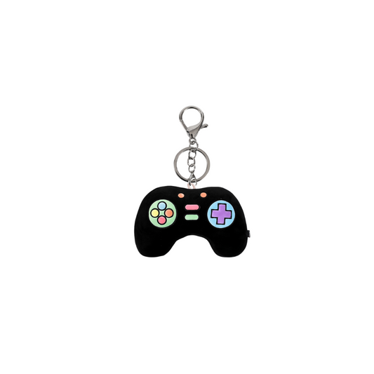 Keychain LET'S PLAY - black